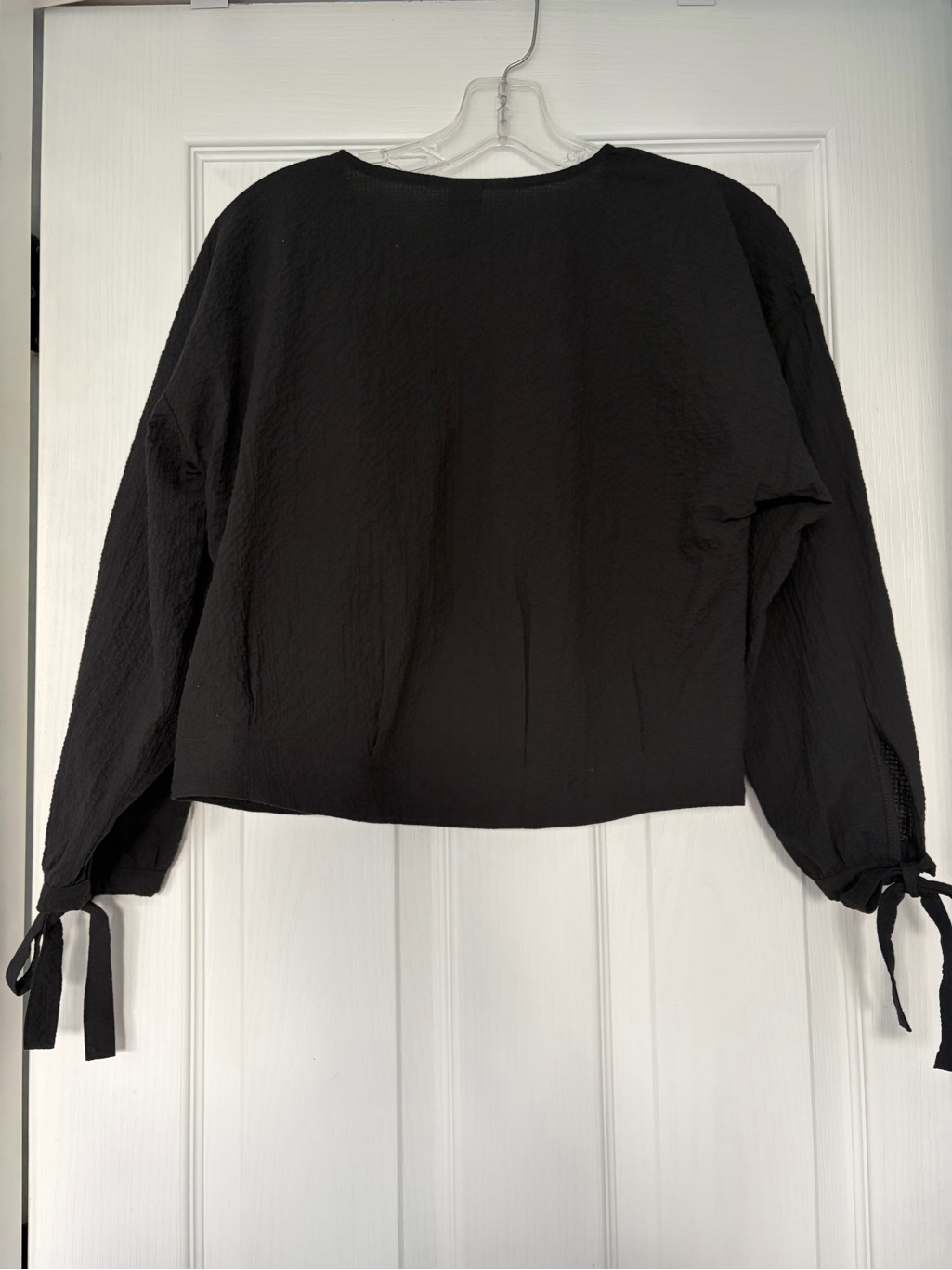 Eve Gravel Ellie Top Black Puff Sleeve — image 3 of 7